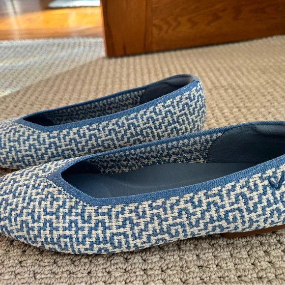 Vivaia Square toe flats Margot Sz.39.5 8.5/9 - Picture 9 of 9